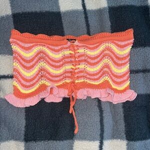 Crochet Tube Top SHEIN